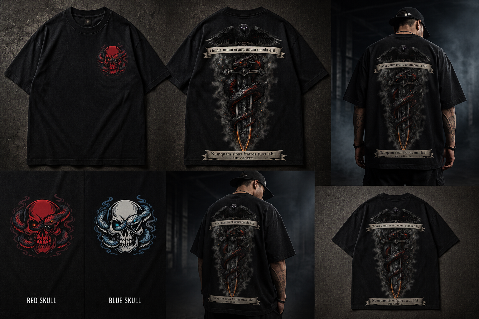 All Will Be One Black Mockup