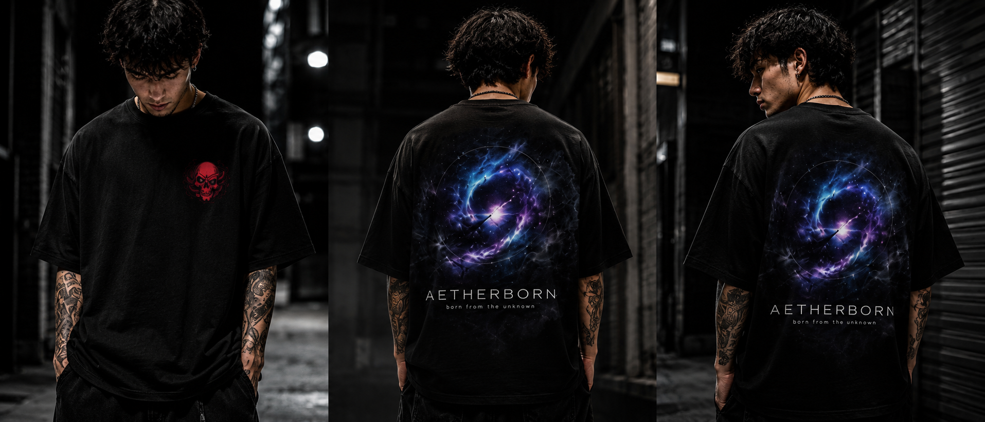Galactic Void Black Mockup