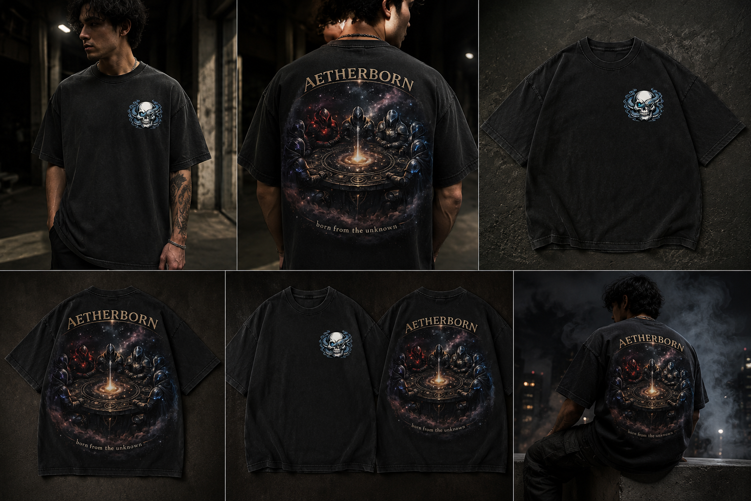 Aetherborn Knights Black Mockup