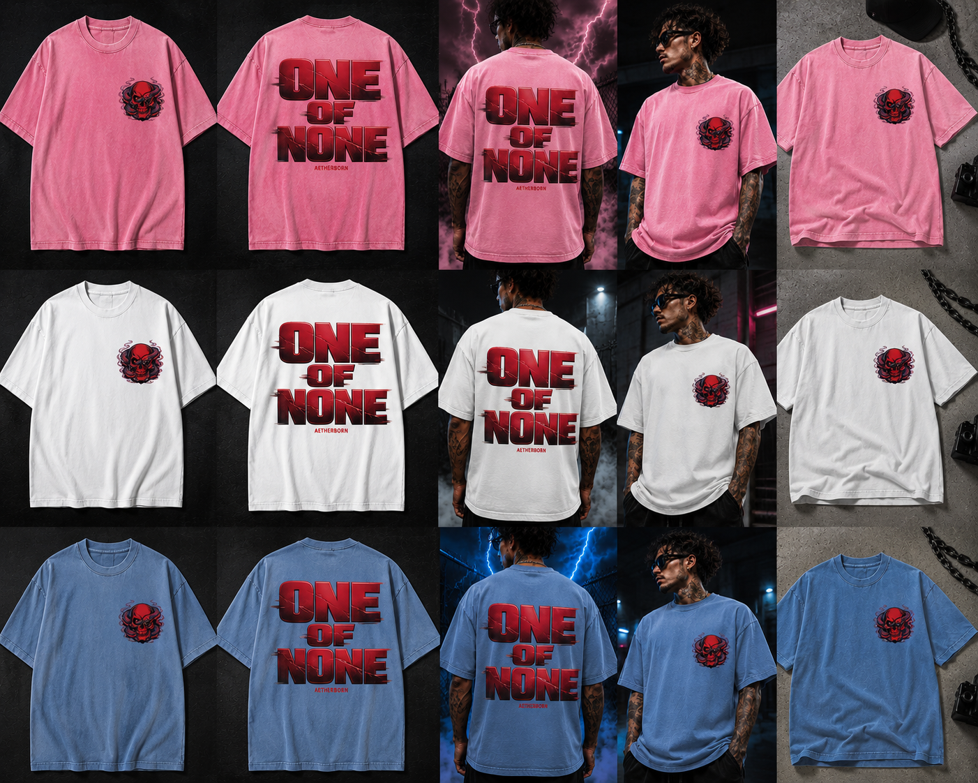 One of None Colorways Mockup